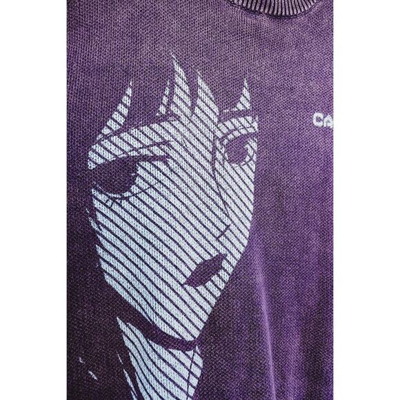 Men's Aelfric Eden Catcase Purple Graphic Sweater Size Large - Picture 2 of 6